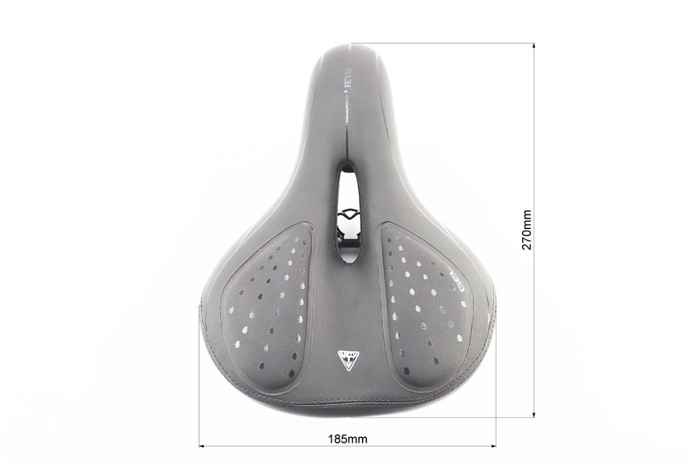 Сидіння ХВЗ 270x185мм з гелевими вставками, чорне Київ - фото 3