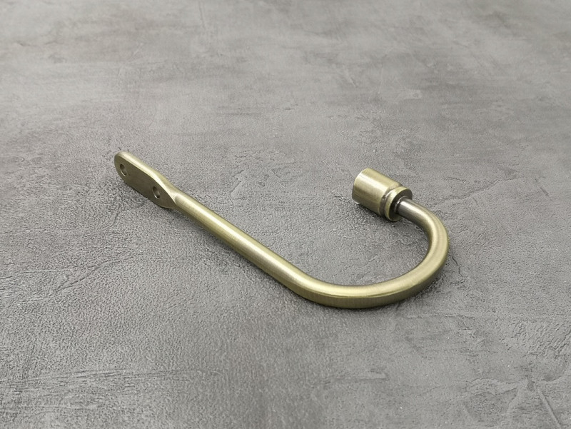 Підхват для штор Orvit Гак (для закінчення 16 мм) 170 Х 90 мм Антик (00-00000255) Львов - изображение 1