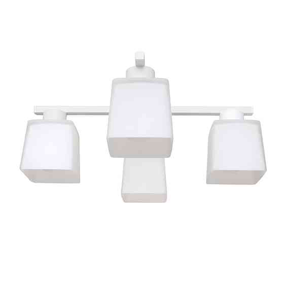 Люстра потолочная на четыре плафона MSK Electric Sakura под лампы Е27 белая NL 16510-4 WH Одесса