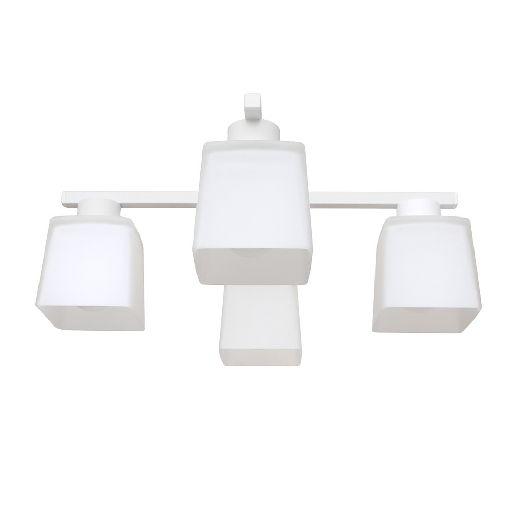 Люстра потолочная на четыре плафона MSK Electric Sakura под лампы Е27 белая NL 16510-4 WH Одесса - изображение 3