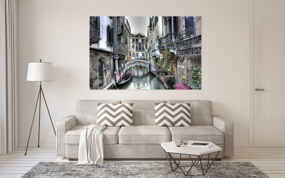 Картина холст у вітальню / спальню Венеція   MLP_31  ( 60х30см ) 90х180см Київ - фото 2