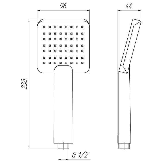 Душова лійка Topaz NF-2204-00 (000025158) Київ