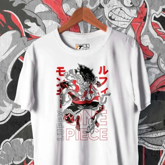 Футболка для підлітка хлопчика з принтом Ван Пис Gear 4 Розмір 160 Anime10190 Дніпро