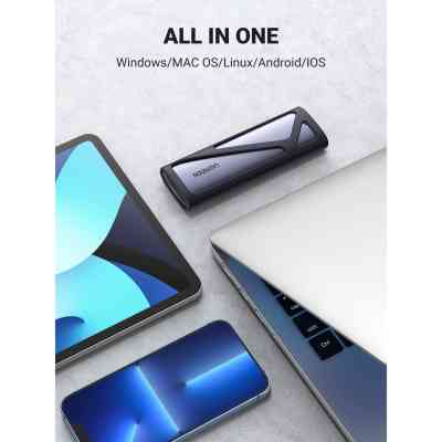 Кишеня зовнішня Ugreen SSD M.2 (NVME) M-KEY UGREEN 3.2 GEN2 CM400 gray (90264) Вінниця