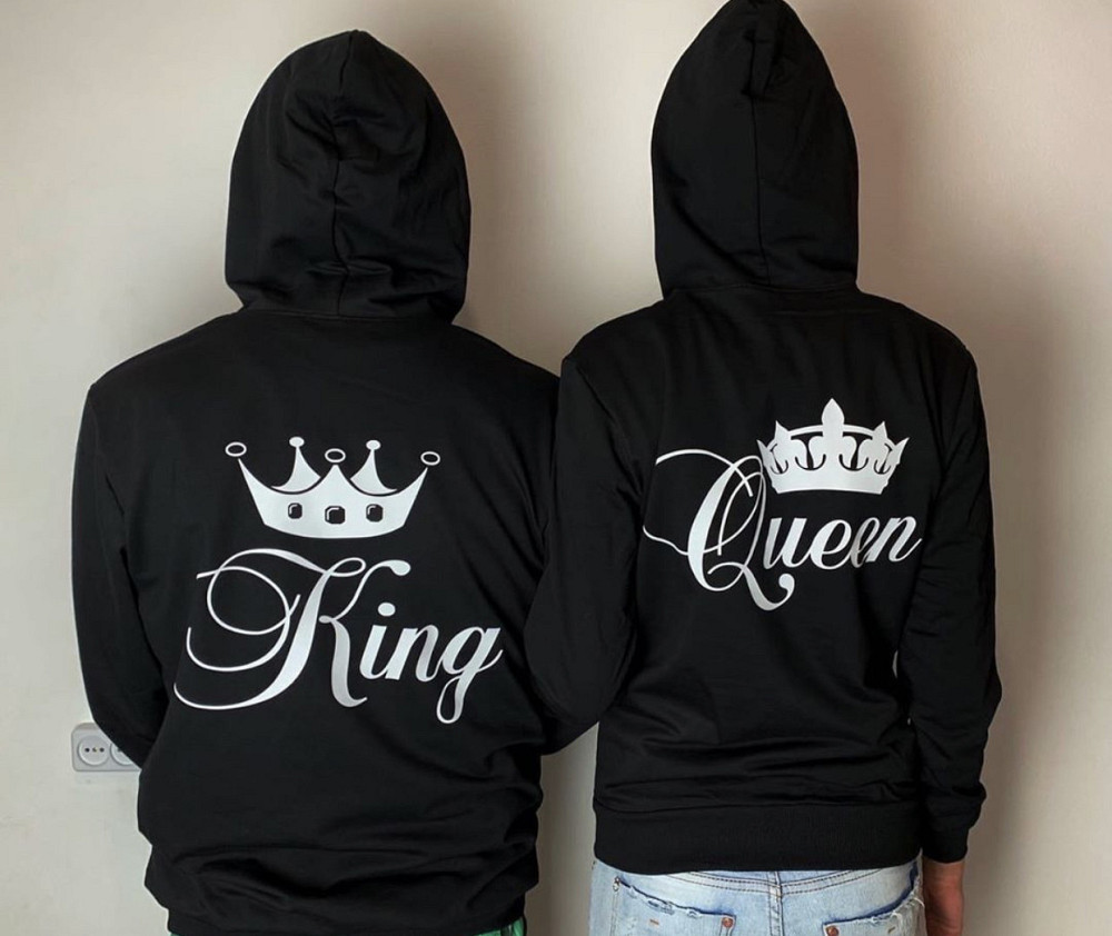 Парні толстовки для хлопця та дівчини!  King \ Queen Чернівці - фото 1