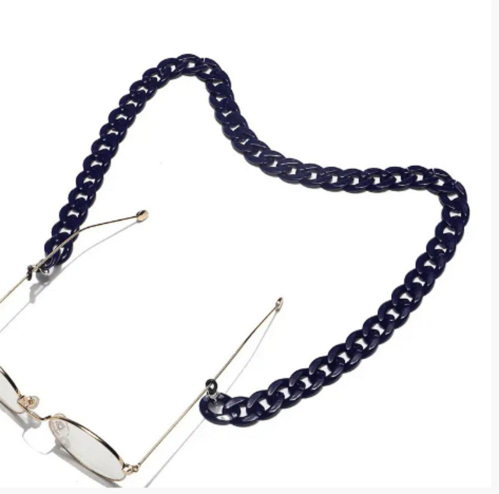 Ланцюжок для окулярів масиваня темно-синя Київ - фото 2