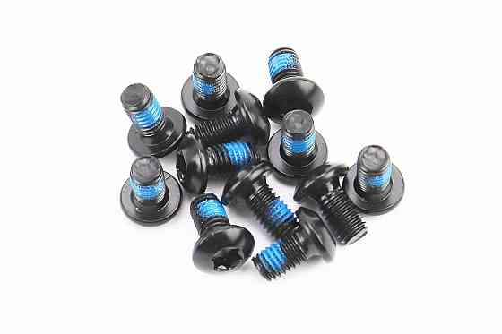 Болт гальмівного диска M5x9мм, під шестигранник 4мм, 12шт к-кт, чорний Київ