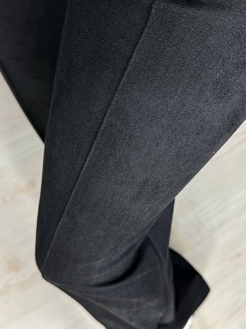 Брюки женские Gritana 234 палаццо под замшу черные, черный, S Киев - изображение 8