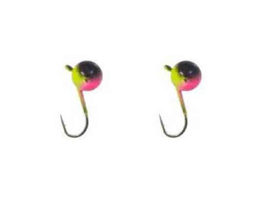 Мормишка вольфрам Шар з вушком 4мм 0,62г кольорова YQ22UV (2шт/уп) ТМ FISHING ROI Київ