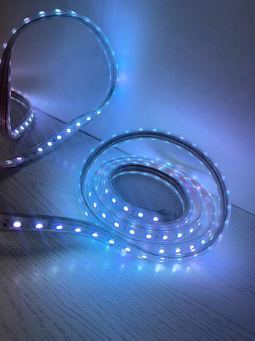 Б/В Вулична світлодіодна стрічка GreenSun 10 м RGB, IP65, Bluetooth, , 600 LED, силіконова LED стрічка Київ - фото 8
