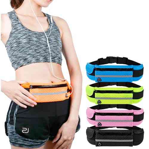 Сумка бананка на пояс спортивная фитнес сетчатая дышащая лёгкая для бега и тренировок Киев