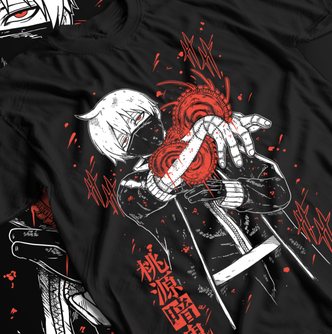 Футболка аниме Тоуген Анки Ікхиносе Схики оверсайз (S/M/L) Черний AnimeJ0783 Днепр - изображение 1