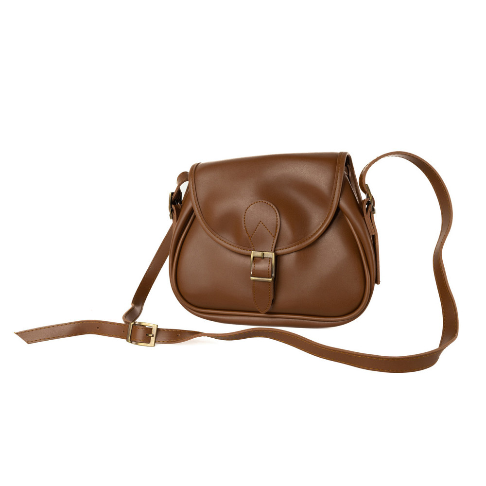 Сумка женская через плечо из качественной искусственной кожи, стильная сумочка, Коричневый Каменец-Подольский - изображение 1