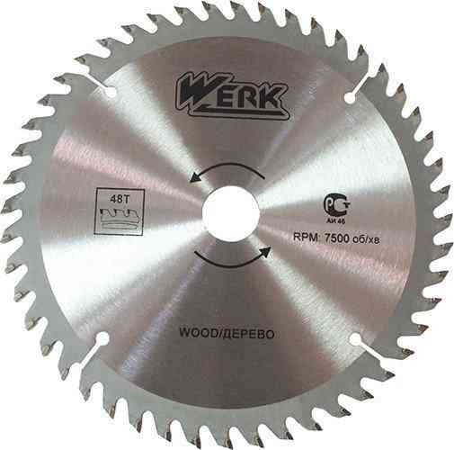 Диск пильний Werk WE109119 по дереву 230*22,23*40Z Коломия