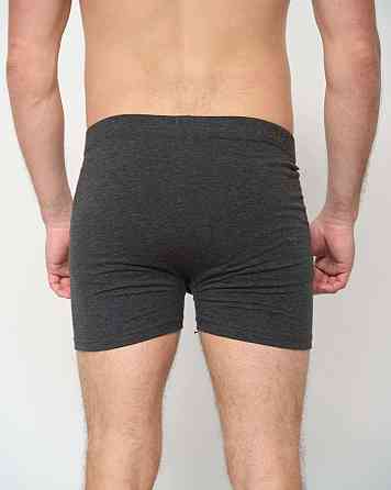 Мужские трусы боксеры удлиненные Tom John 2101 3XL, Темно-серый Киев