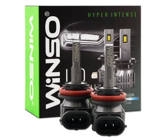 LED лампа WINSO H8/H11/H16 12/24V 90Вт 7000Лм 6500K CSP3970 (артикул 797110) Ковель