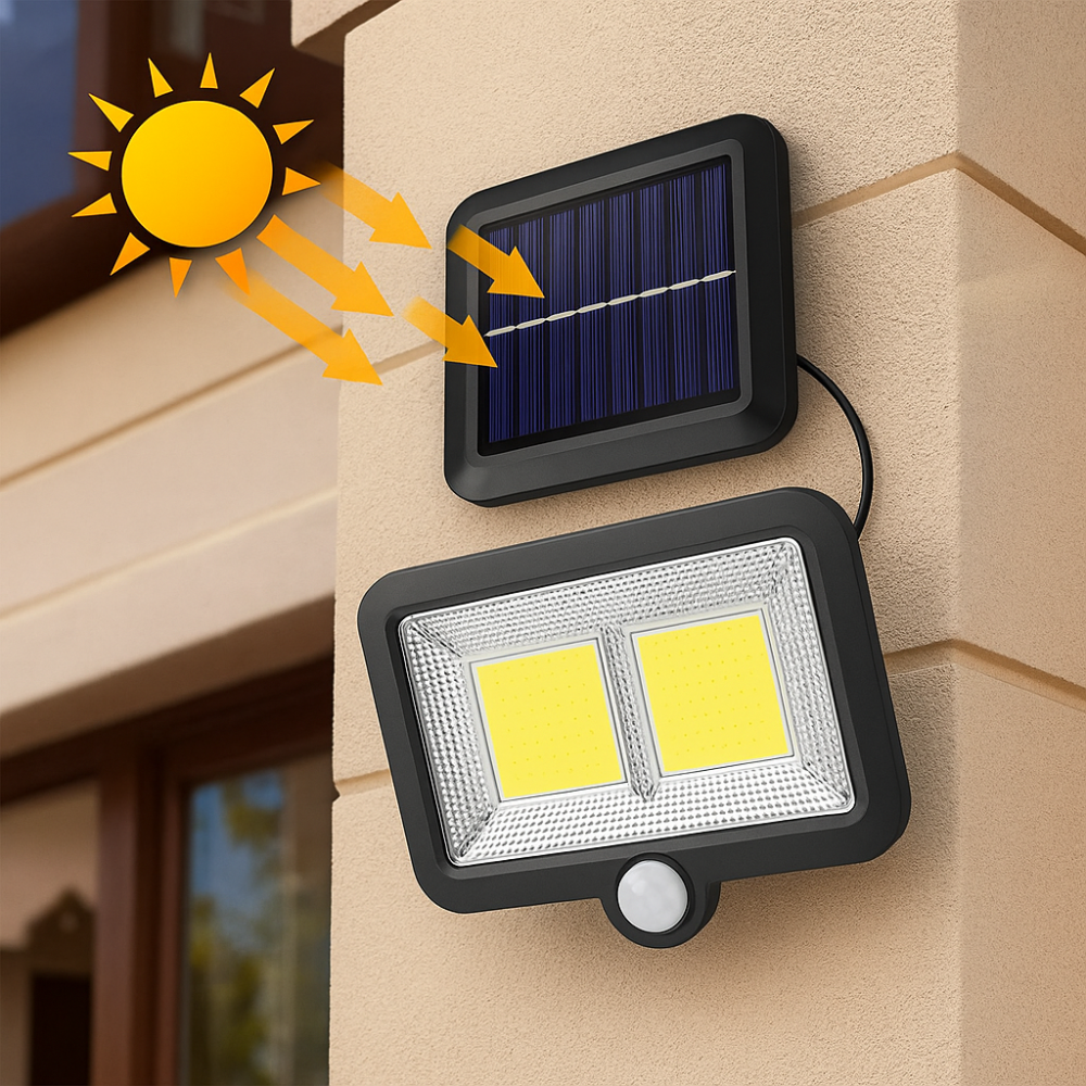 Вуличний світильник на сонячній батареї,1200 мАг,1400лм,2СОВ SL-F98 SBR Київ - фото 6