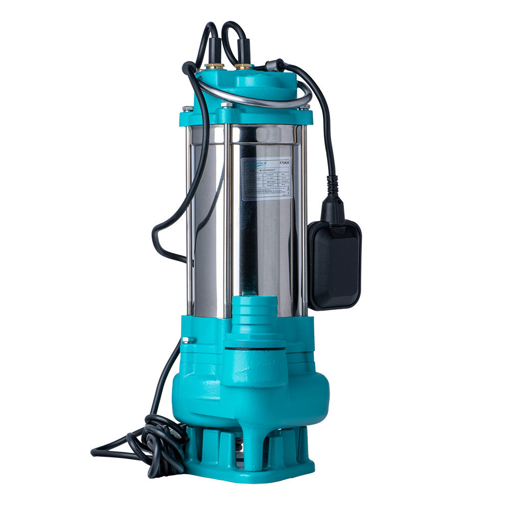 Насос каналізаційний 1.5 кВт Hmax 23 м Qmax 375 л/хв (нерж) AQUATICA (773424) Київ - фото 4