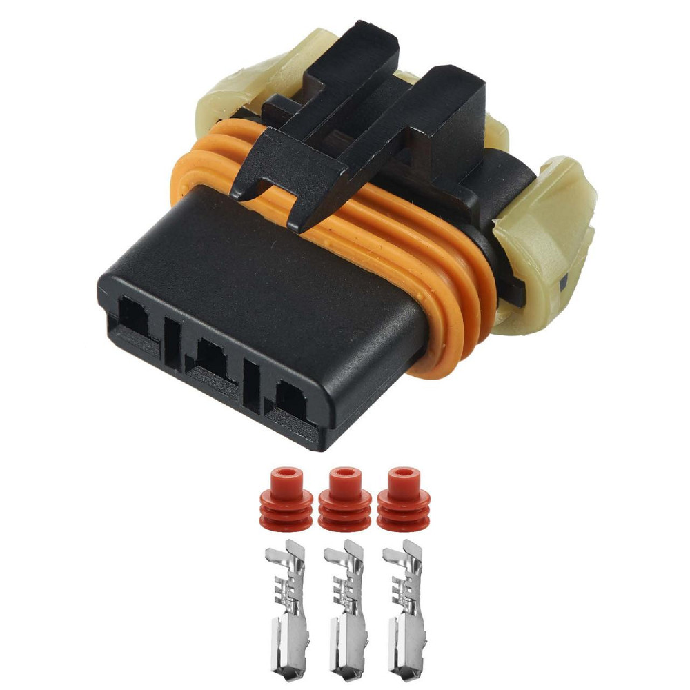 Разъем коннектор 3-кон., APTIV (Delphi) Америка, Корея, Япония, Америка, Швеция, Buick, Cadillac, Chevrolet, Daewoo, GMC, Isuzu Киев - изображение 1