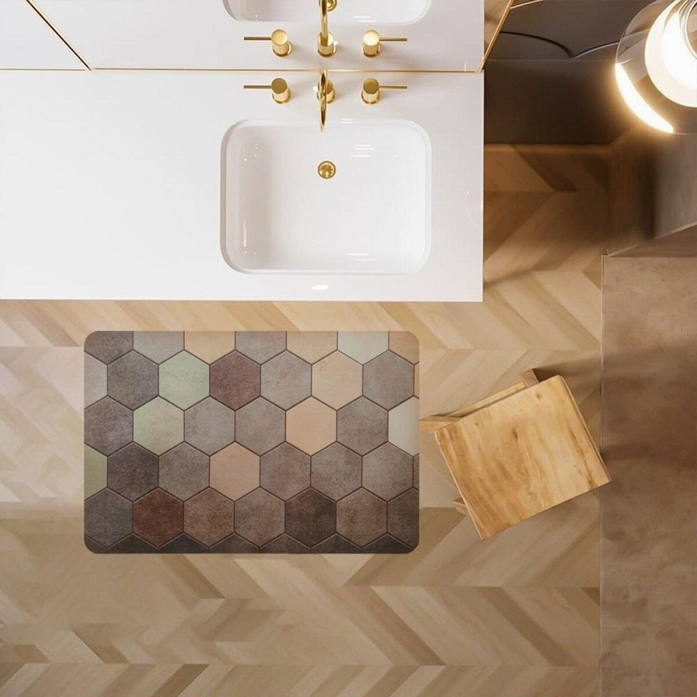 Вологопоглинаючий килимок 380х580х3мм Шестикутники (D) SW-00001571 Дніпро - фото 10