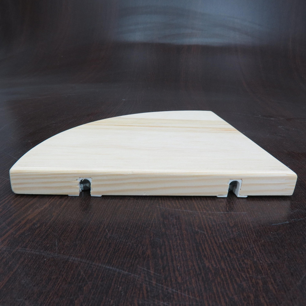 Угловая настенная полка 