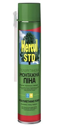 Піна монтажна  ручна HERCUL STD  всесезонна 750 мл Киев - изображение 1