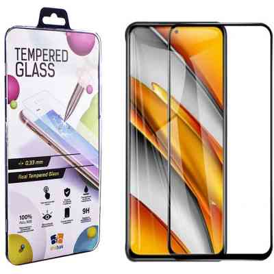 Скло захисне Drobak Poco F3 Black Frame A+ (494902) Вінниця