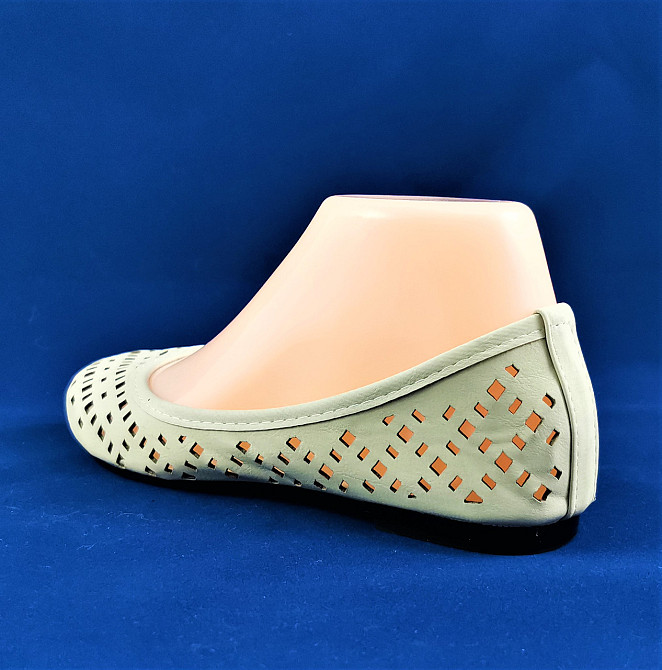 .Жінні Літні Балетки Бежеві Мокасини Туфлі (розміри: 37,38) — 01-7 Дніпро - фото 4