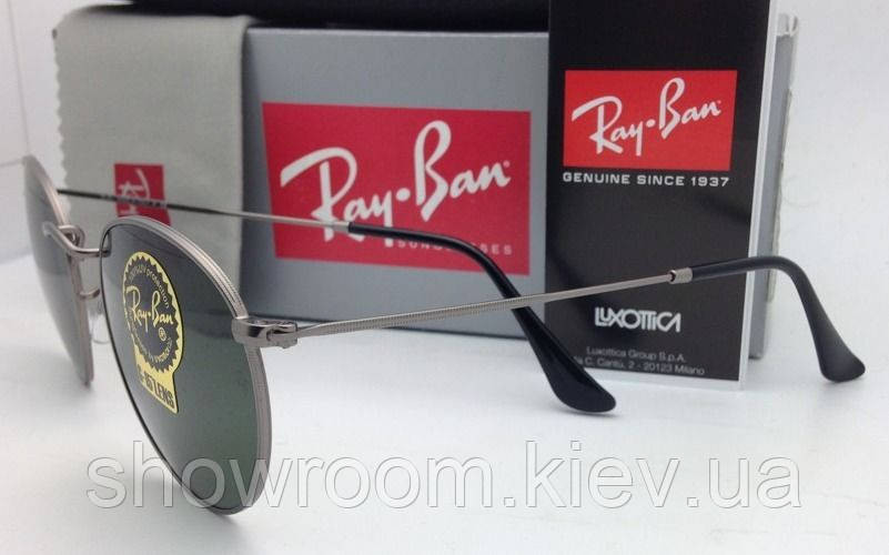 Мужские круглые очки Ray Ban Round 3447 029 LUX Киев - изображение 3