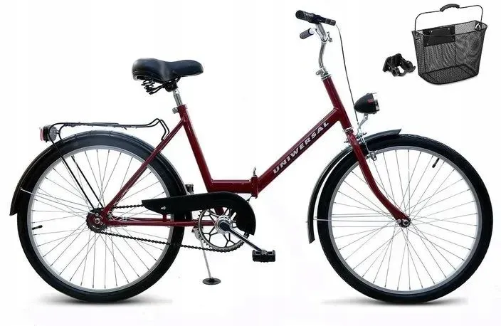 Велосипед Uniwersal Rower Składany Jubilat Montemar Składak Czerwony 24 2020 Київ - фото 1