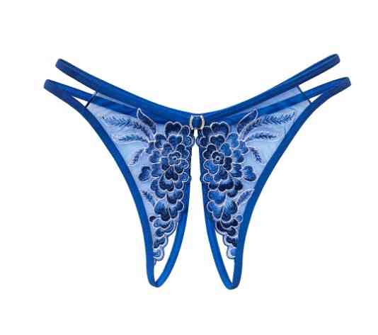 Трусики з розрізом сині - розмір 42-44, талія до 75см Київ