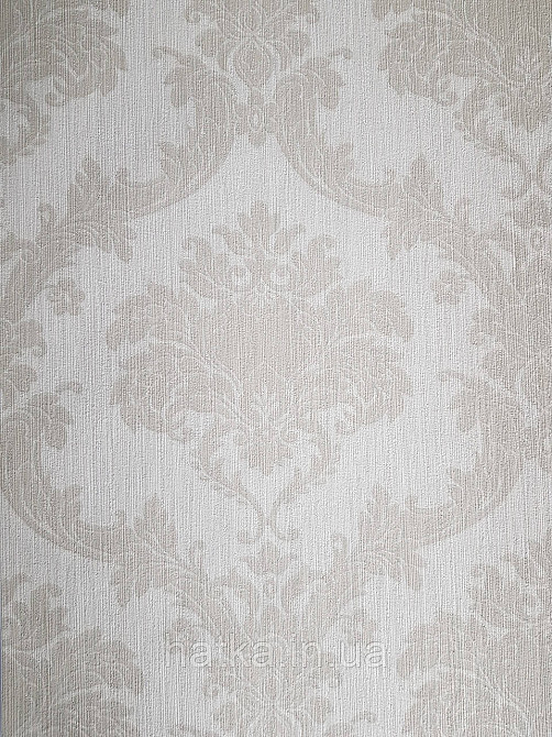 Шпалери вінілові на флізелін Rasch Ornament 1.06х10 вензелі завитки класика бежеві 973112 Київ - фото 1