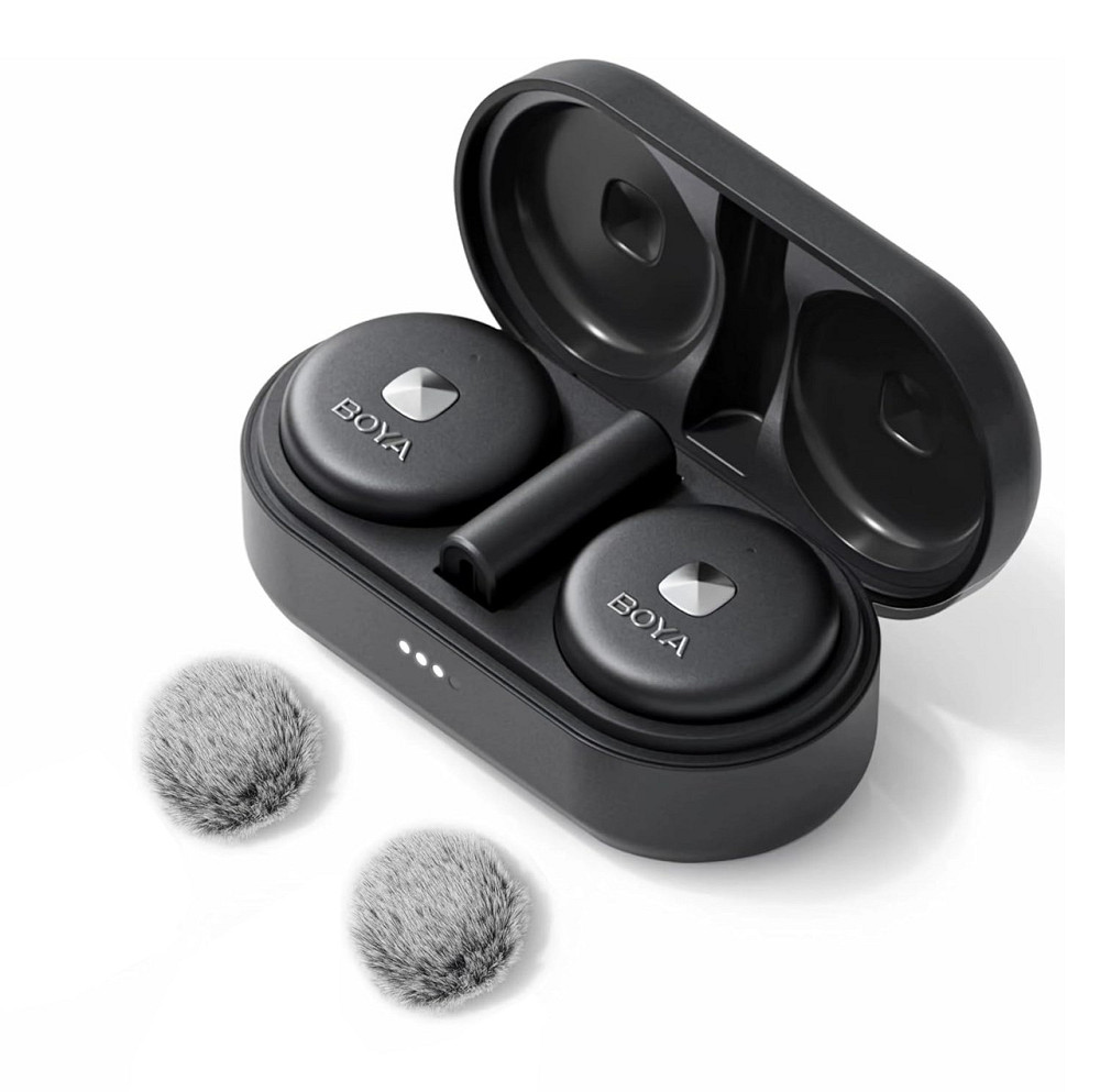 Бездротовий мікрофон подвійний Type-C 2.4ГГЦ 50м BOYA Omic-U Київ - фото 5