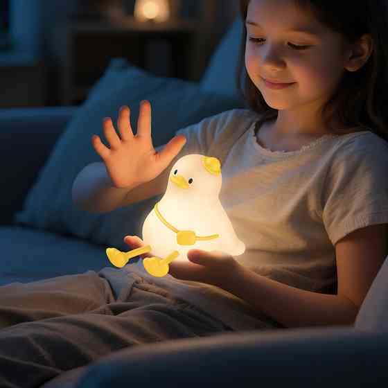 Светильник HOCO HX16 2W. 1200 mAh. Silicone lamp Duck Одесса
