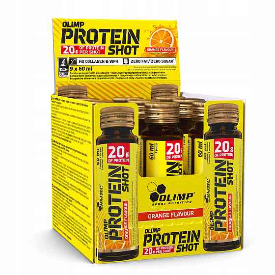 Протеин Olimp Protein Shot ampoule 60 ml (апельсин) 9*60 ml Луцк
