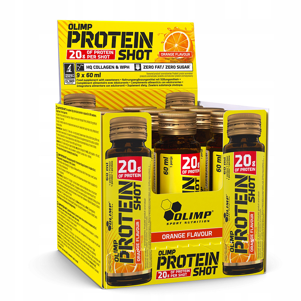 Протеин Olimp Protein Shot ampoule 60 ml (апельсин) 9*60 ml Луцк - изображение 1