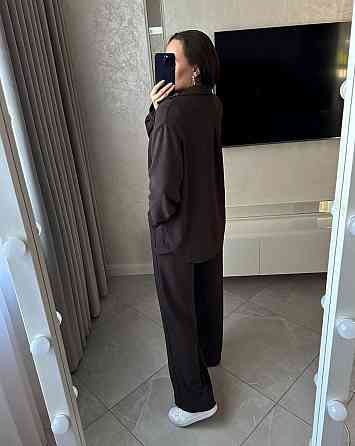 Женский базовый брючный костюм двойка: рубашка и брюки ролекс Одесса