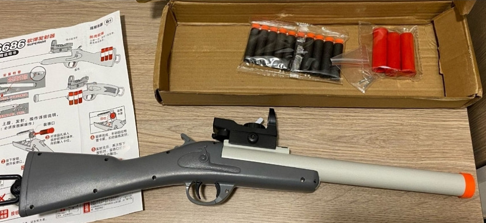 Детская пневматическая винтовка для детей,мягкие патроны. Харків - фото 1