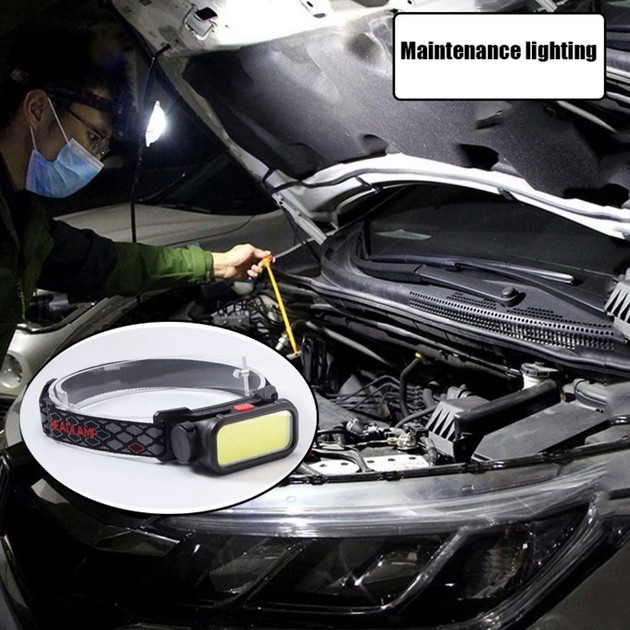 Надежный налобный фонарь BL-008+COB, Налобный фонарь для рыбалки на лоб с датчиком движения EA-82 Киев - изображение 10