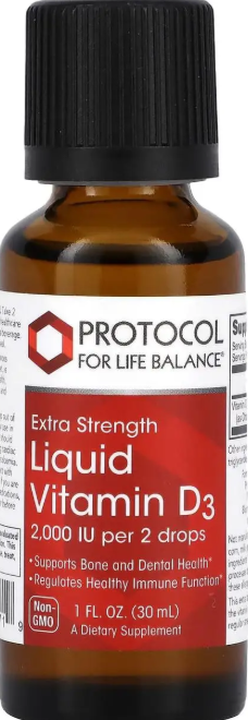Витамин D3 Protocol for Life Liquid Vitamin D3 Balance 2000 МЕ 30 мл Киев - изображение 1
