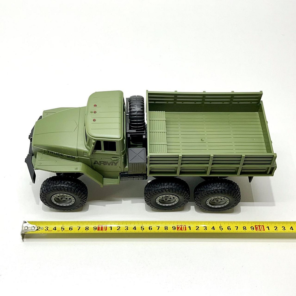 Вантажівка військова на радіокеруванні з гумовими колесами на акумуляторі з пультом (WL-300B) Чернігів - фото 3