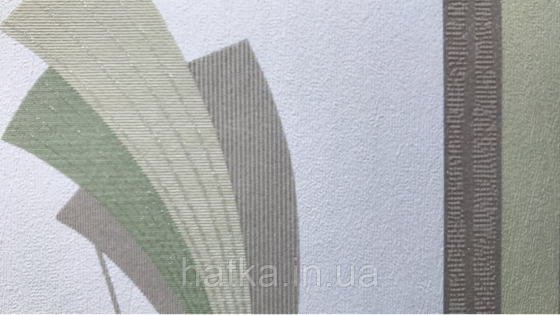 Шпалери вінілові на флізеліні Marburg Chelsea 0.53х10 абстракція завитки зелені салатові коричневі Київ