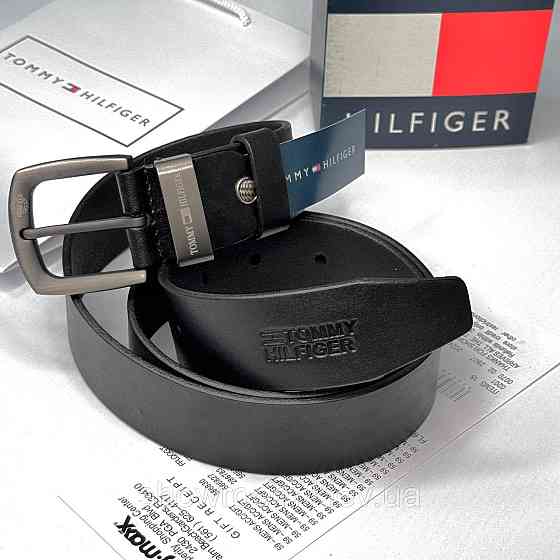 Мужской брендовый ремень из натуральной кожи премиум ТН (071) Киев