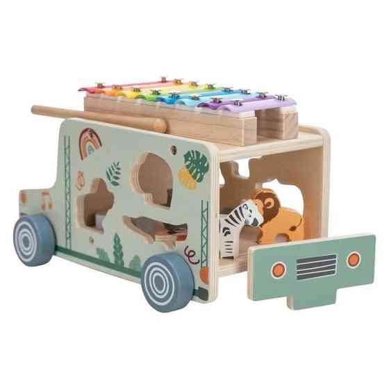 Дерев`яна вантажівка FreeON з ксилофоном, multicolour Киев