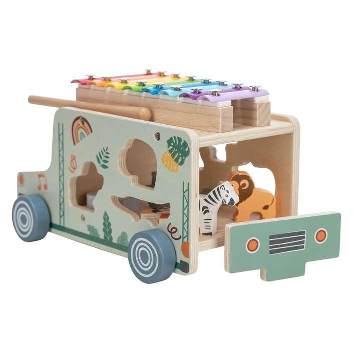 Дерев`яна вантажівка FreeON з ксилофоном, multicolour Киев - изображение 5