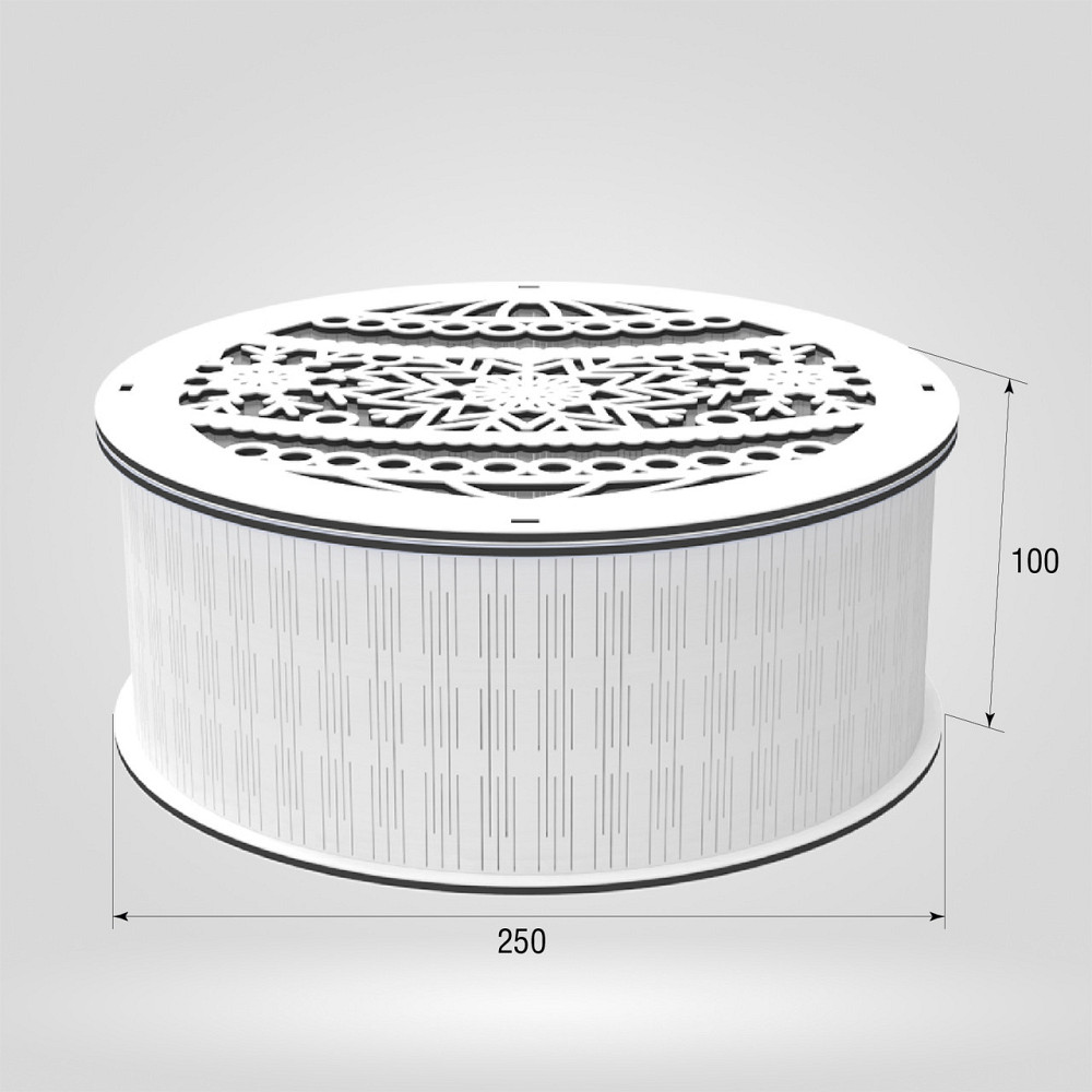 Подарункова коробка EKOSTAR d250 h100 Київ - фото 3
