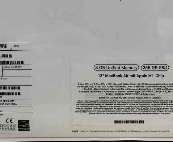 MacBook Air M1 8/256Gb Silver Київ