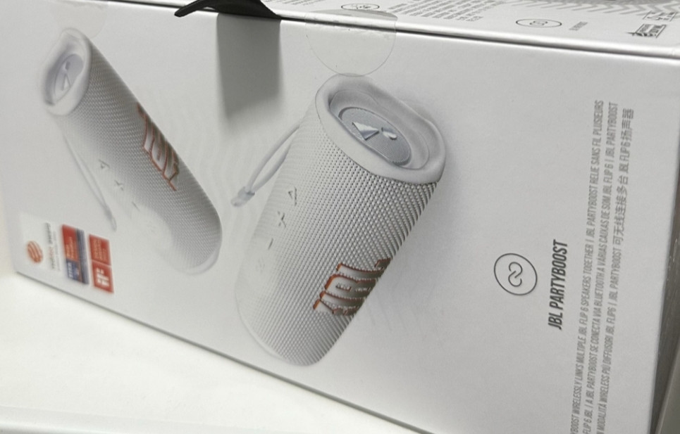 Портативна Колонка JBL Flip 6 Steel White (JBLFLIP6WHT) Київ - фото 2