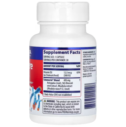 Захист тіломір Enzymedica Telomere Plus 30 капс Київ