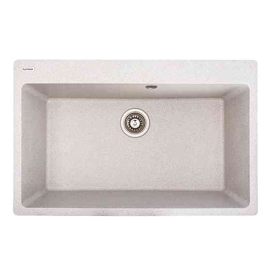 Гранітна мийка для кухні Platinum 7850 Bogema матова (топаз) Коломыя